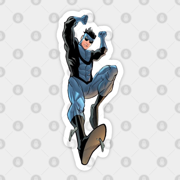 invincible stckr Sticker by super villain